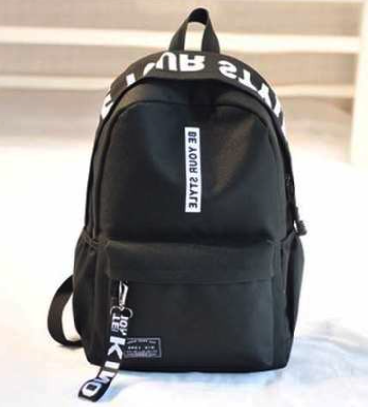 KW80961 Casual Travel Bag Black White